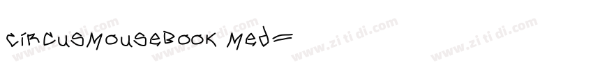 CircusMouseBook Med字体转换